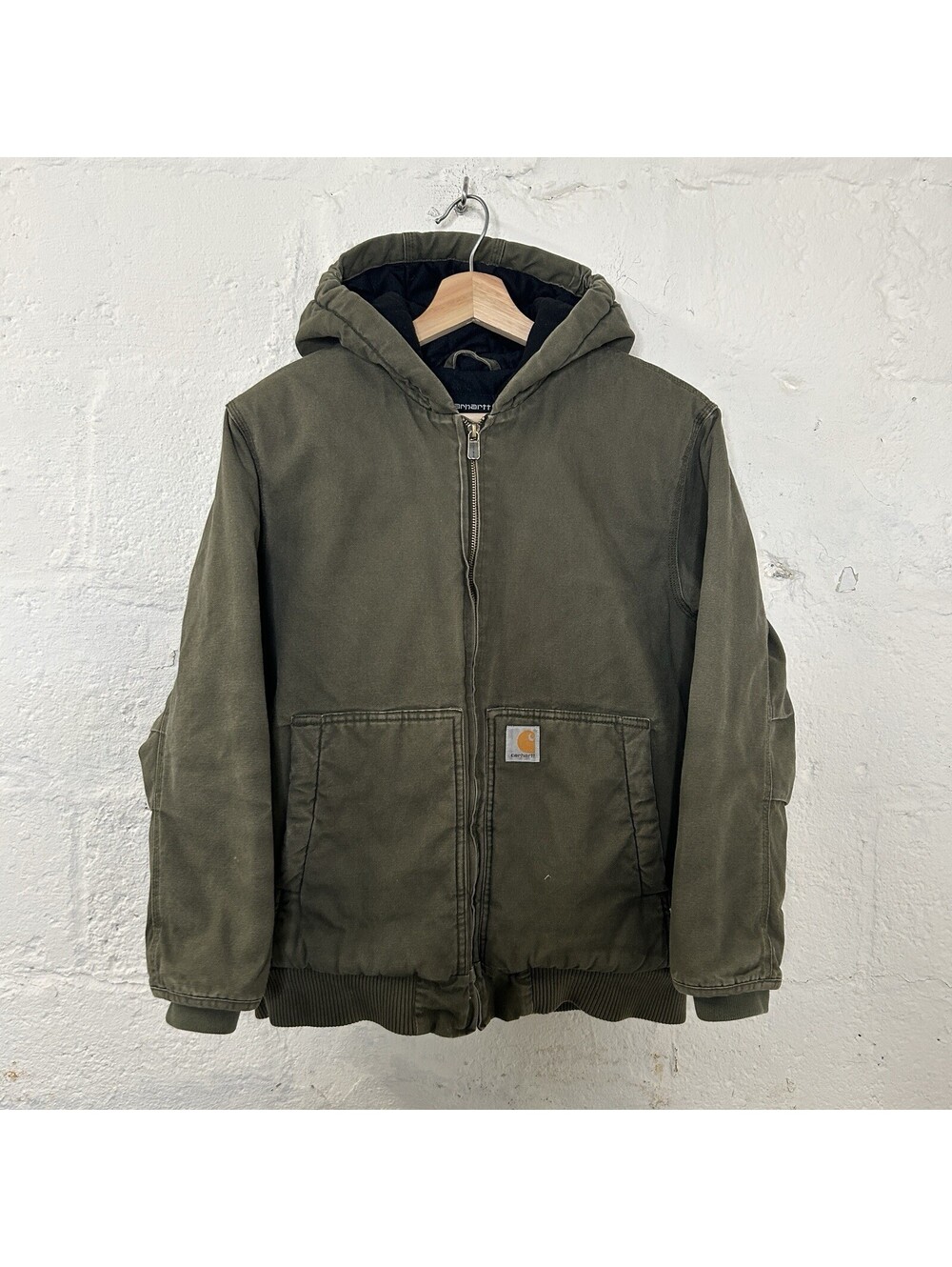 Carhartt Quilted Hooded Active Jacket “Olive Green” J130